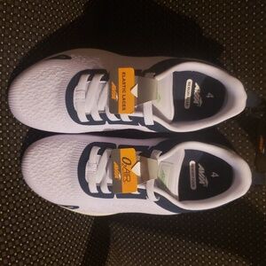 Avia Men's White and Navy Athletic Shoes